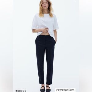 H&M Dark Navy Blue Women's Pants with pockets sliming sz 6